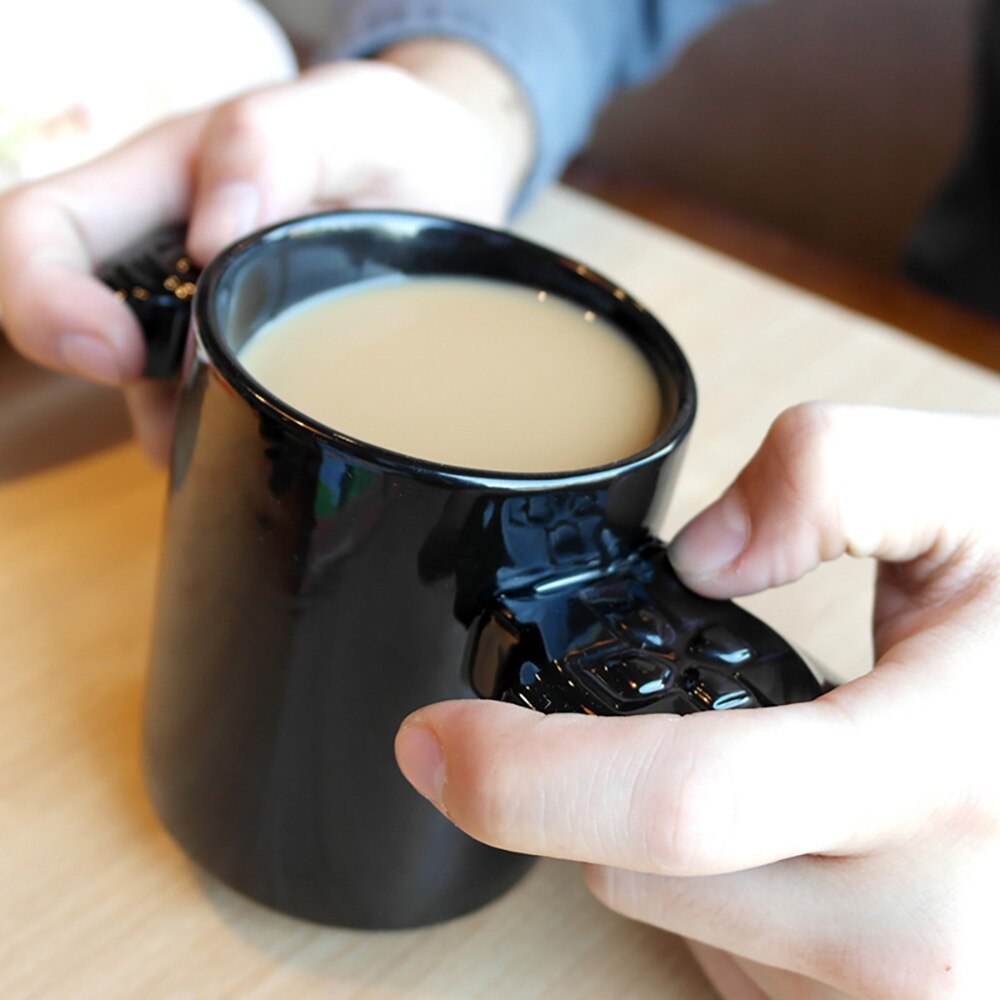Neue 380mL Keramik Kreative Spiel Über Kaffee Milch Tee Tassen 3D Spiel Regler Griff Becher Tasse Gameboy Geburtstag Weihnachten