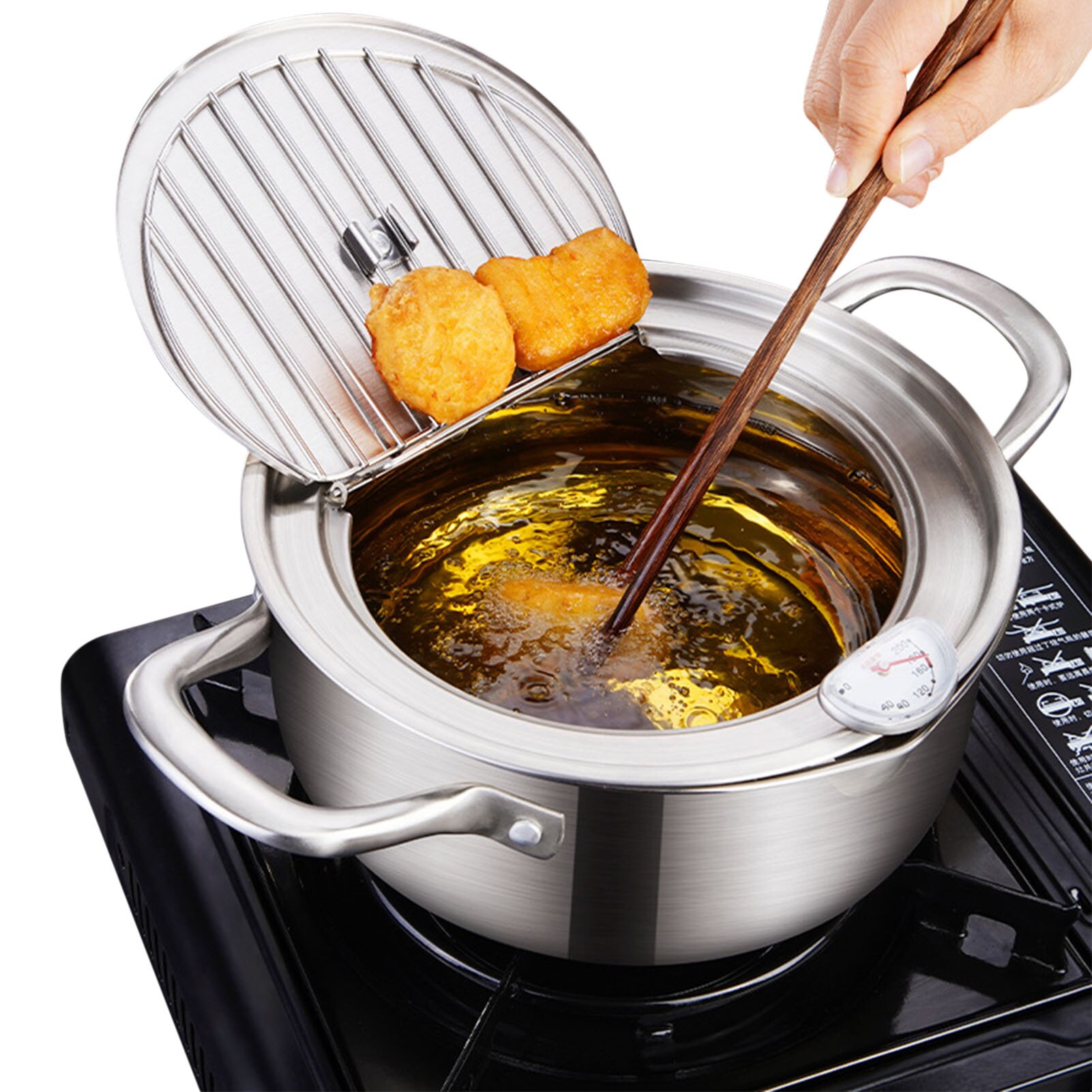 frituren in een kookpot