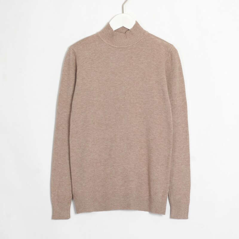 Wixra klassiske pullovere og trøjer alle base matcher langærmede afslappede tynde trøjer slim fit stram sweater efterår vinter
