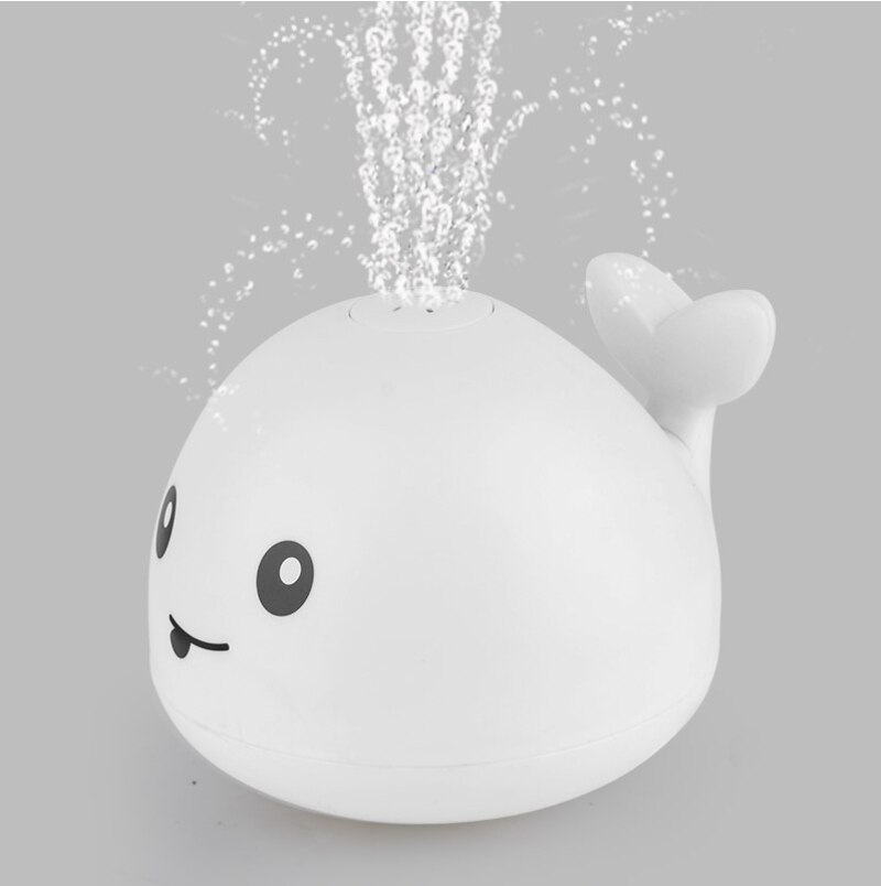 Waternevel Walvis Bad Speelgoed Elektrische Inductie Waternevel Bal Walvis Baby Douche Sprinkler Speelgoed + Muziek En Licht Bad speelgoed