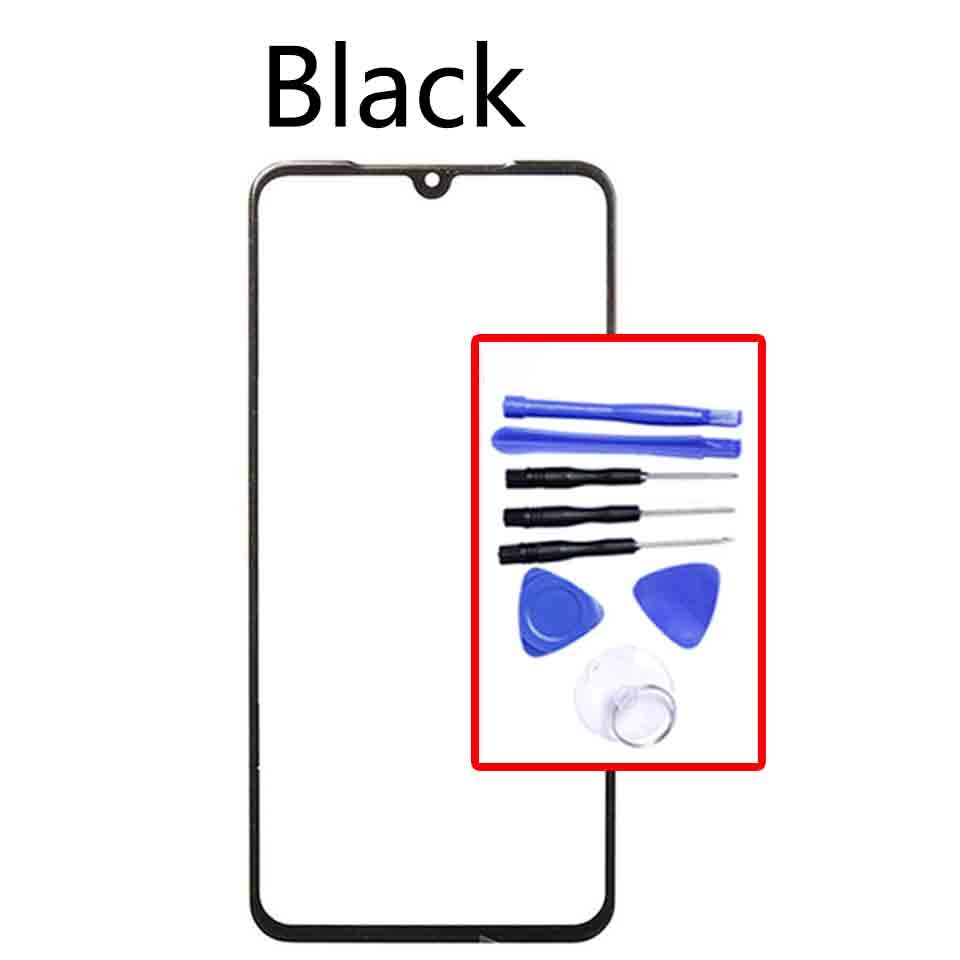 Replacement For Xiaomi Mi A3 / Mi CC9E Touch Screen Front Glass Panel LCD Outer Lens: Black-With tool