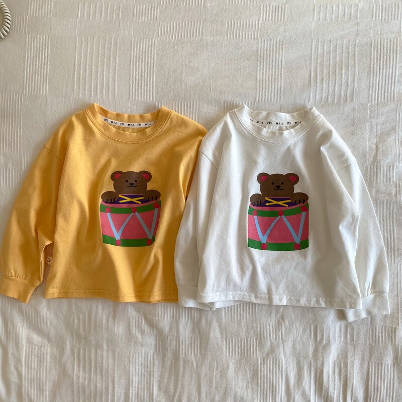 Felpe con cappuccio MILANCEL 2022 Spring Kids felpe con cappuccio per bambini O Neck