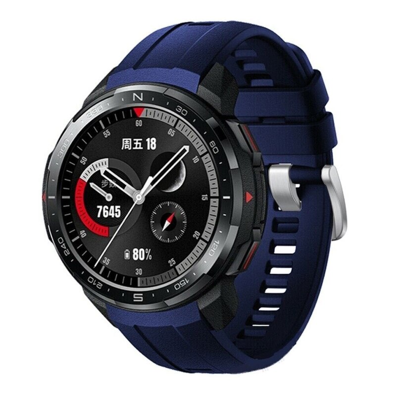 Correa de silicona para Honor GS Pro, repuesto deportivo de , correa de muñeca para Honor GS Pro, correas de reloj ajustables: Midnight blue
