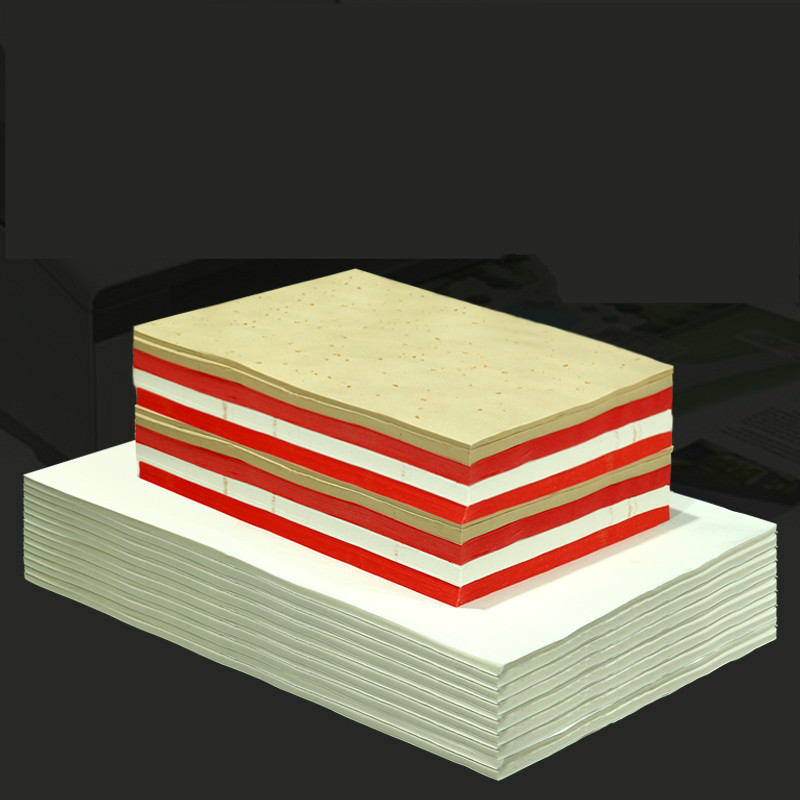 A4 Chinese Afdrukken Rijstpapier Chinese Golden Folies Rijst Papier 100 Vellen Half Rijp Printen Rijst Papier Papel Arroz Papier