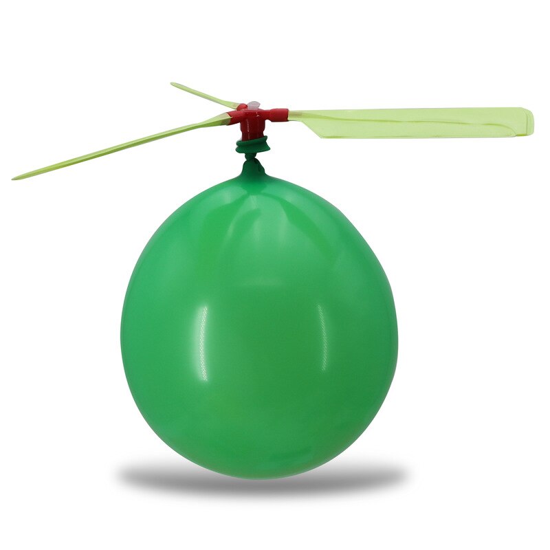 Juego de globos de sonido para niños, helicóptero inflable DIY, experimento de física, juegos caseros, pelota voladora para Laboratorio de Ciencia,