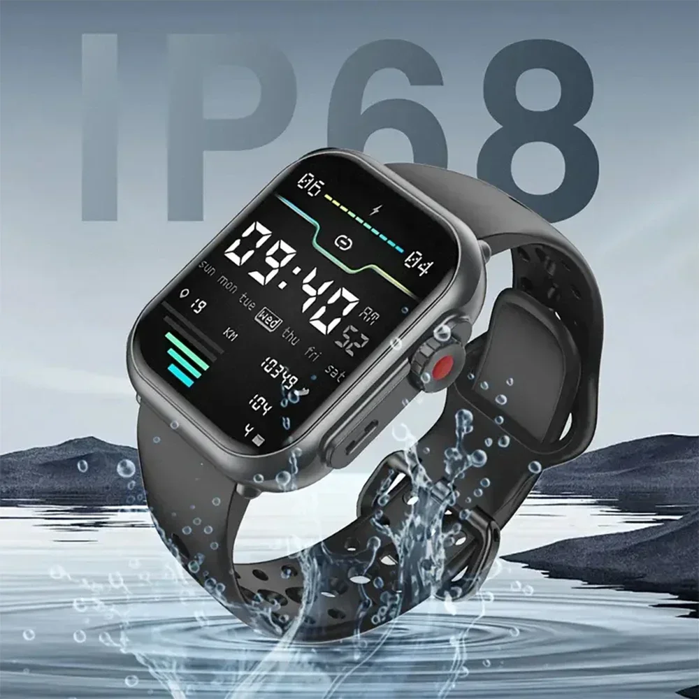 2025 novo relógio ultra 2 se masculino feminino 1000mah gps track watch freqüência cardíaca 100 + esporte bt chamada à prova dwaterproof água relógio inteligente para ios android