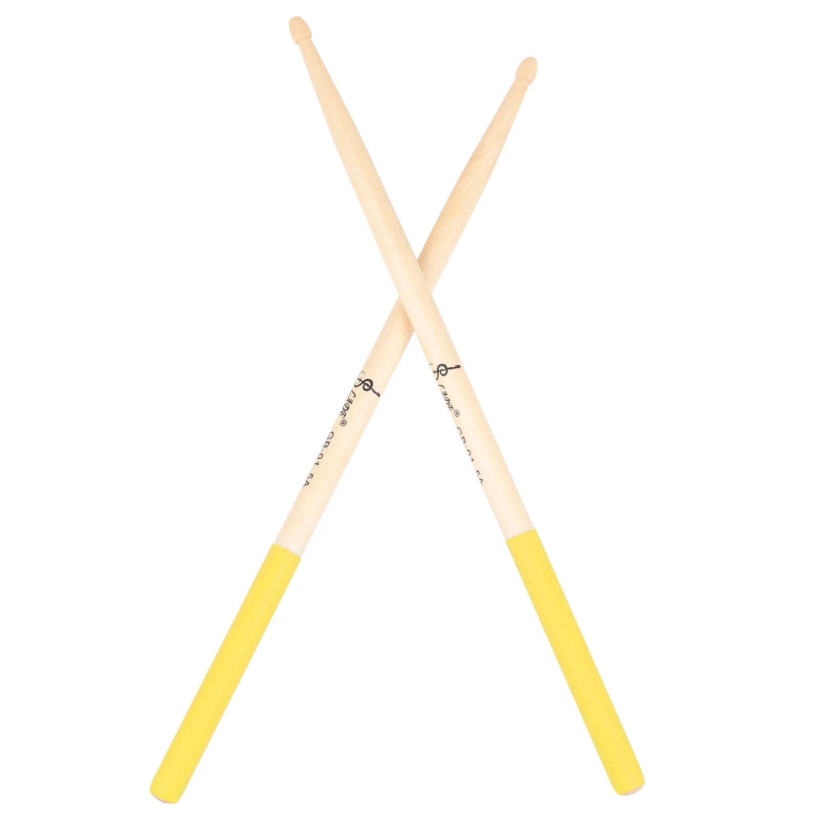 SLADE baquetas de arce profesionales, accesorios de percusión de madera, 5 colores, piezas de instrumentos musicales, 1 par, 5A: YELLOW