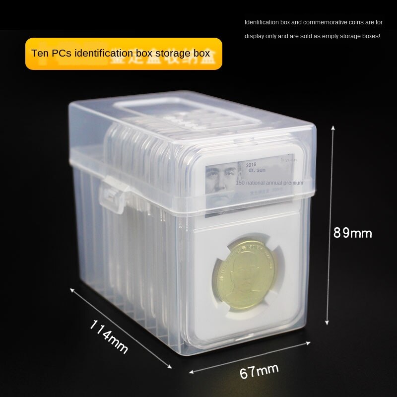 Identification box storage box (identification box protection box/identification box collection box/Ten Pieces)