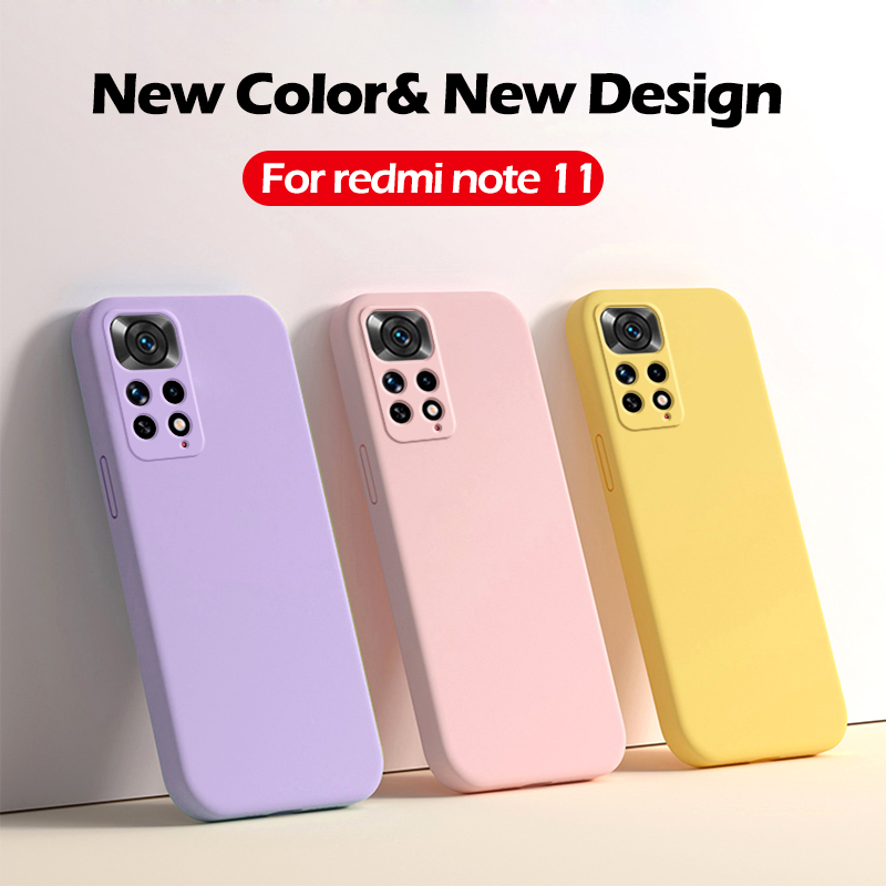 Redmi Note 11 Pro Global coque Original Liquid Silicone Phone couverture For Xiaomi Redmi Note 11 Pro Note11 Pro Plus 5G Soft Cover