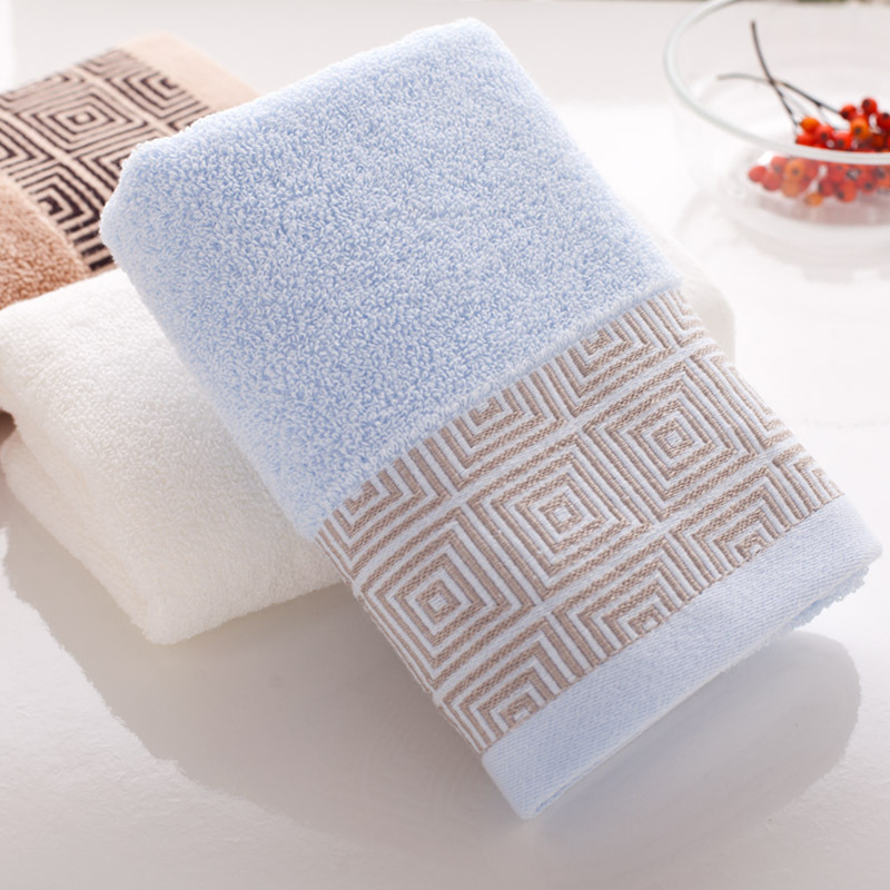 Toalla de algodón suave de tejido Jacquard de 33x74cm para la limpieza del hogar, Toalla de baño de playa para el cabello, productos multifunción para adultos