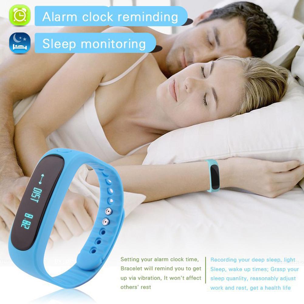 E02 Bluetooth-compatible Sports Smart Bracelet Wrist Band