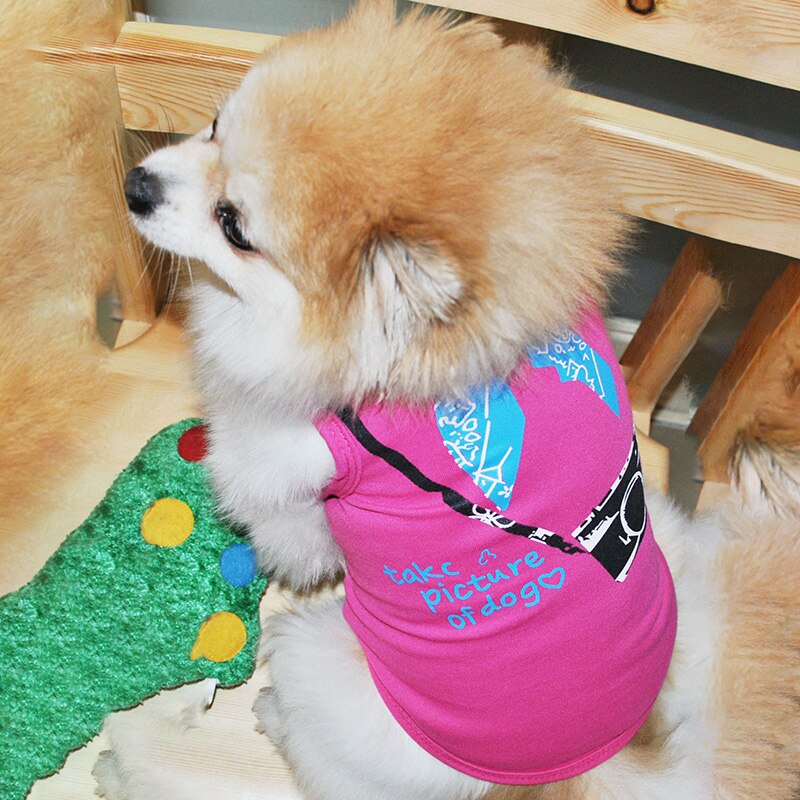 Hond Kleding Voor Kleine Honden Leuke Hond Vest Ademende Puppy T-shirt Voor Chihuahua Ropa Perro Lente Zomer Hond Levert XS-L