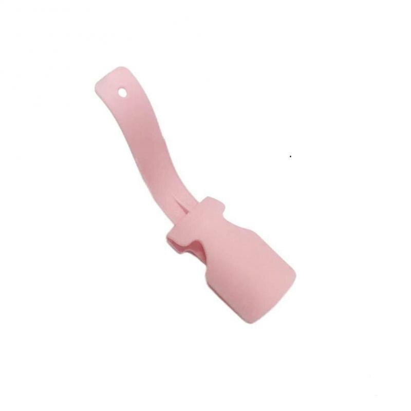 Cuerno de zapato Unisex, ayuda para perezosos, fácil de poner y quitar, herramienta de ayuda antideslizante, elevador de zapatos, 1 ud.: 02