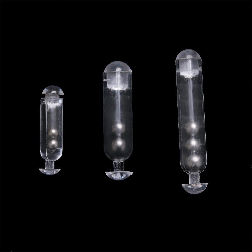 Sonajeros de pesca duraderos, tubo de inserción de sacudida, Señuelos de barra de sonido de amarre, herramientas de bricolaje S M L PE, tubo para atraer peces, 20 Uds.