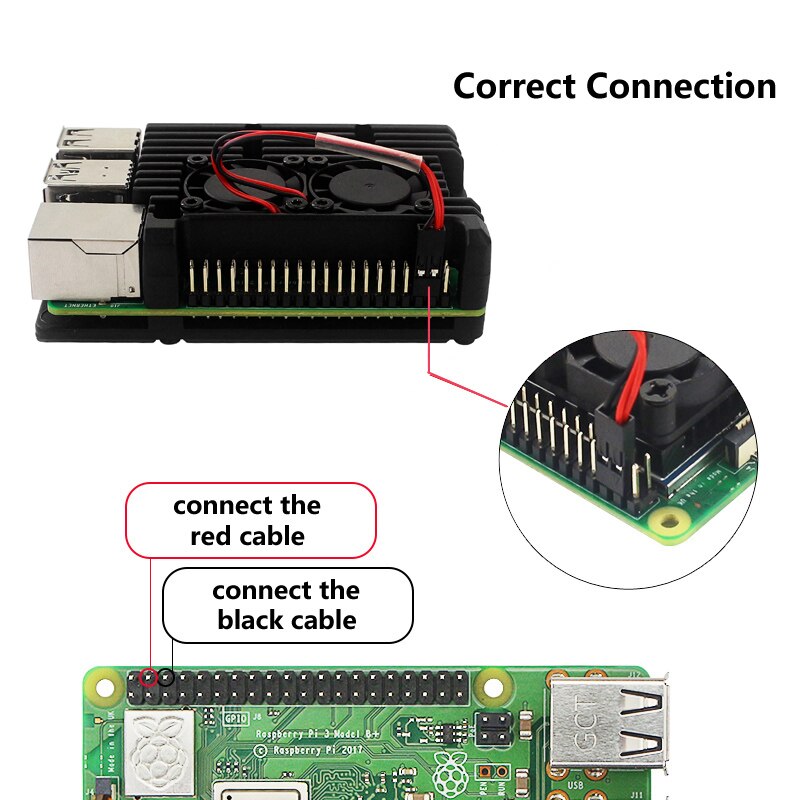 Himbeere Pi 4, Aluminiumlegierung, Metallgehäbenutzen, Lüftergehäbenutzen, Himbeere Pi 3, Dual-Lüftergehäbenutzen, Optional für RPi 4B 3B Plus 3B