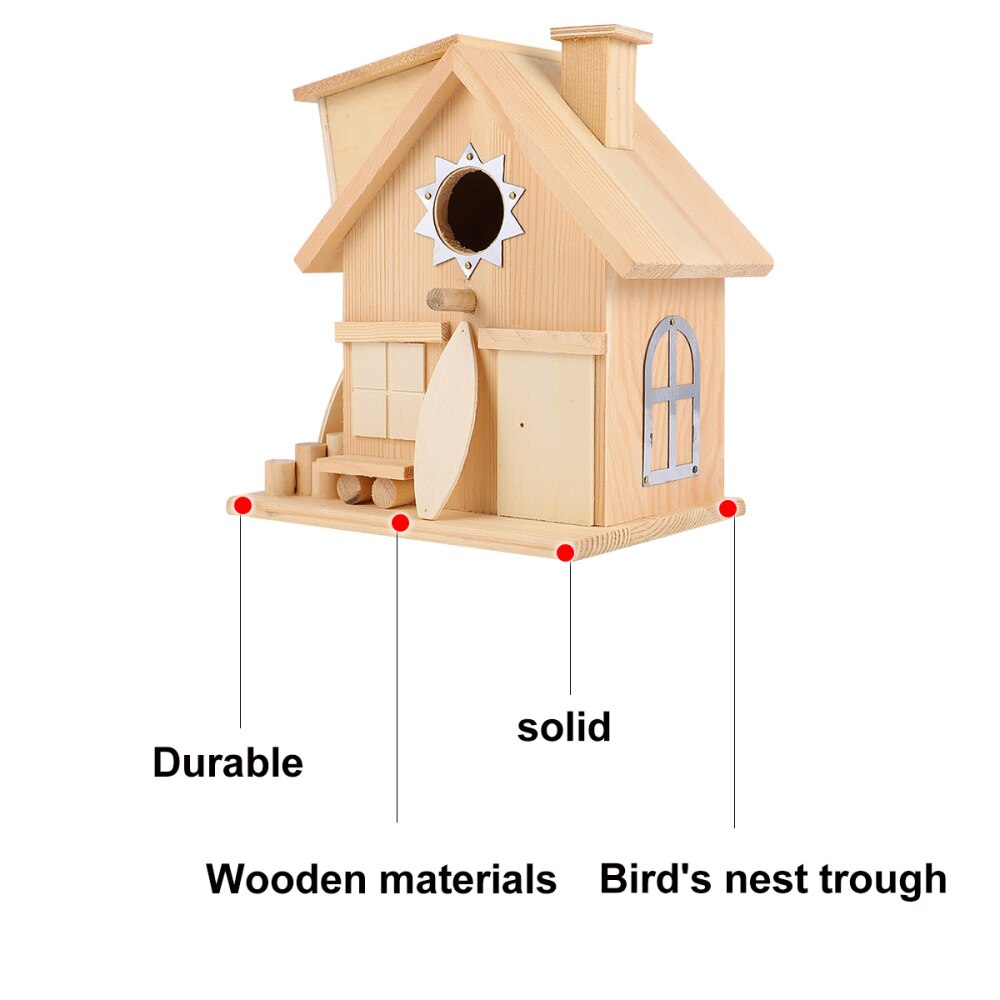 Vogel Huis Voor Buiten Achtertuin Tuin Outdoor Rus... Grandado