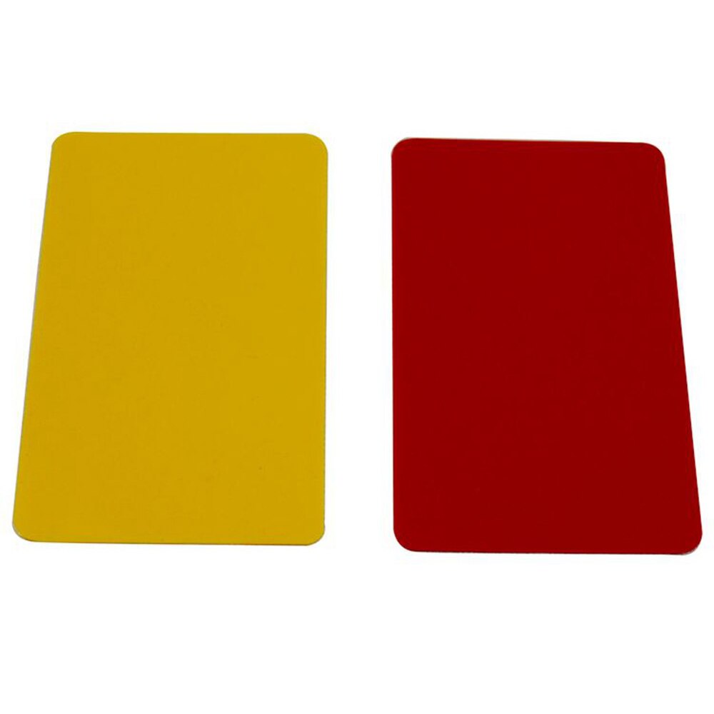 Voetbal Scheidsrechter Sheet Set Rood Geel Kaart Potlood Sport Pu Notebook Sport Wedstrijd