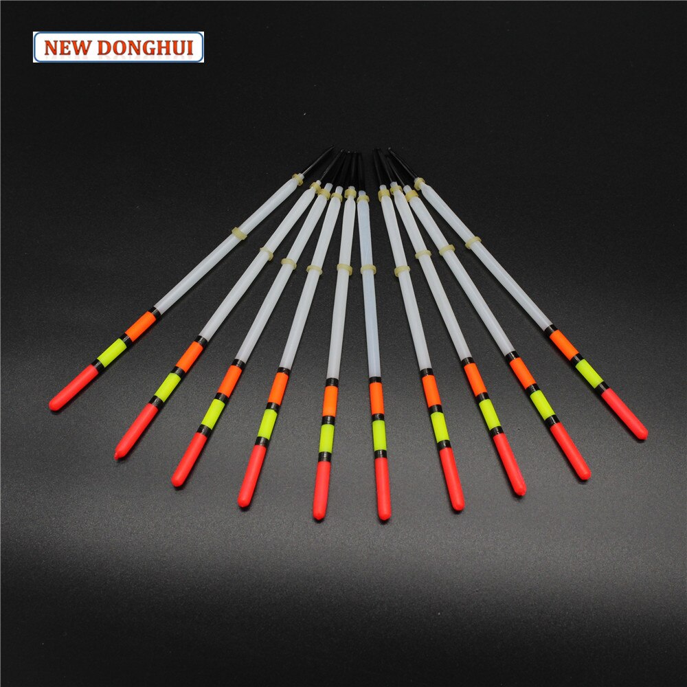 Newdonghui 20pcs/Lot PVC Fishing Float Fishing Bobber Buoyancy Plastic Float Low Profile