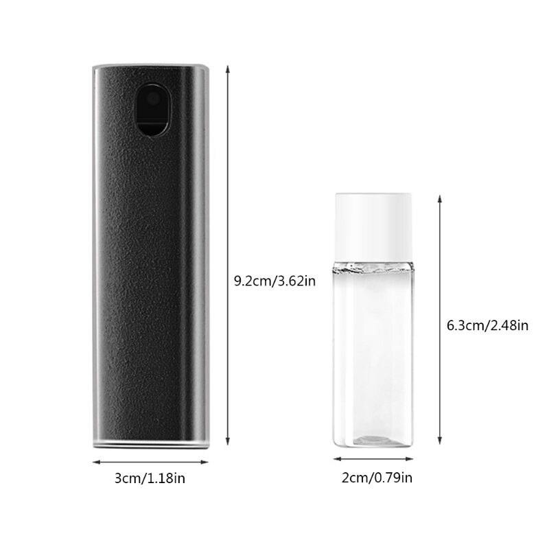 1Set Portable Phone PC Screen Cleaner Microfiber Cloth Cleaning Device Spray Portable Magic Glasses for TV PC Computer Screen