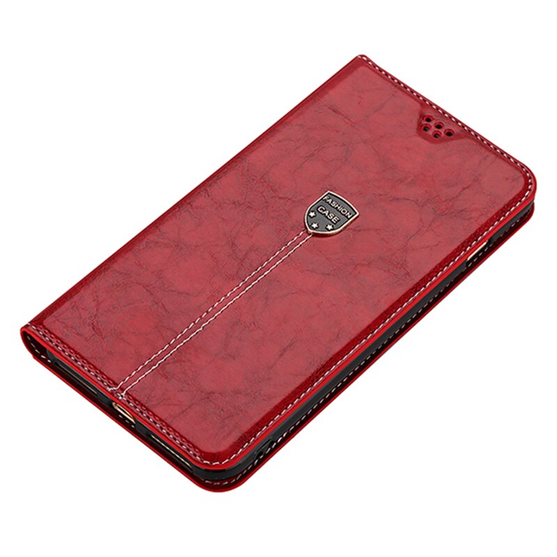 Wallet Coque For Wileyfox Spark / Spark Plus Case Luxury Flip Leather Case For Wileyfox Swift 2 X / Swift 2 Plus Cover Holster: Swift 2 Plus / Red