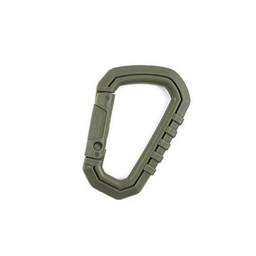 1pcs D Shape Mountaineering Buckle Snap Clip Plastic Steel Climbing Carabiner Hanging Keychain Hook Fit Outdoor: 03