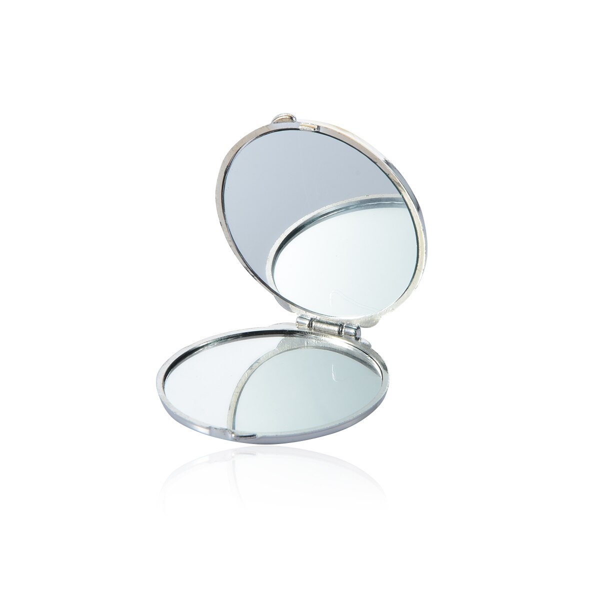 Rond Bling cristal Mini beauté poche miroir maquillage Compact miroir cosmétique Compact miroirs Portable Double côtés aléatoire: Default Title