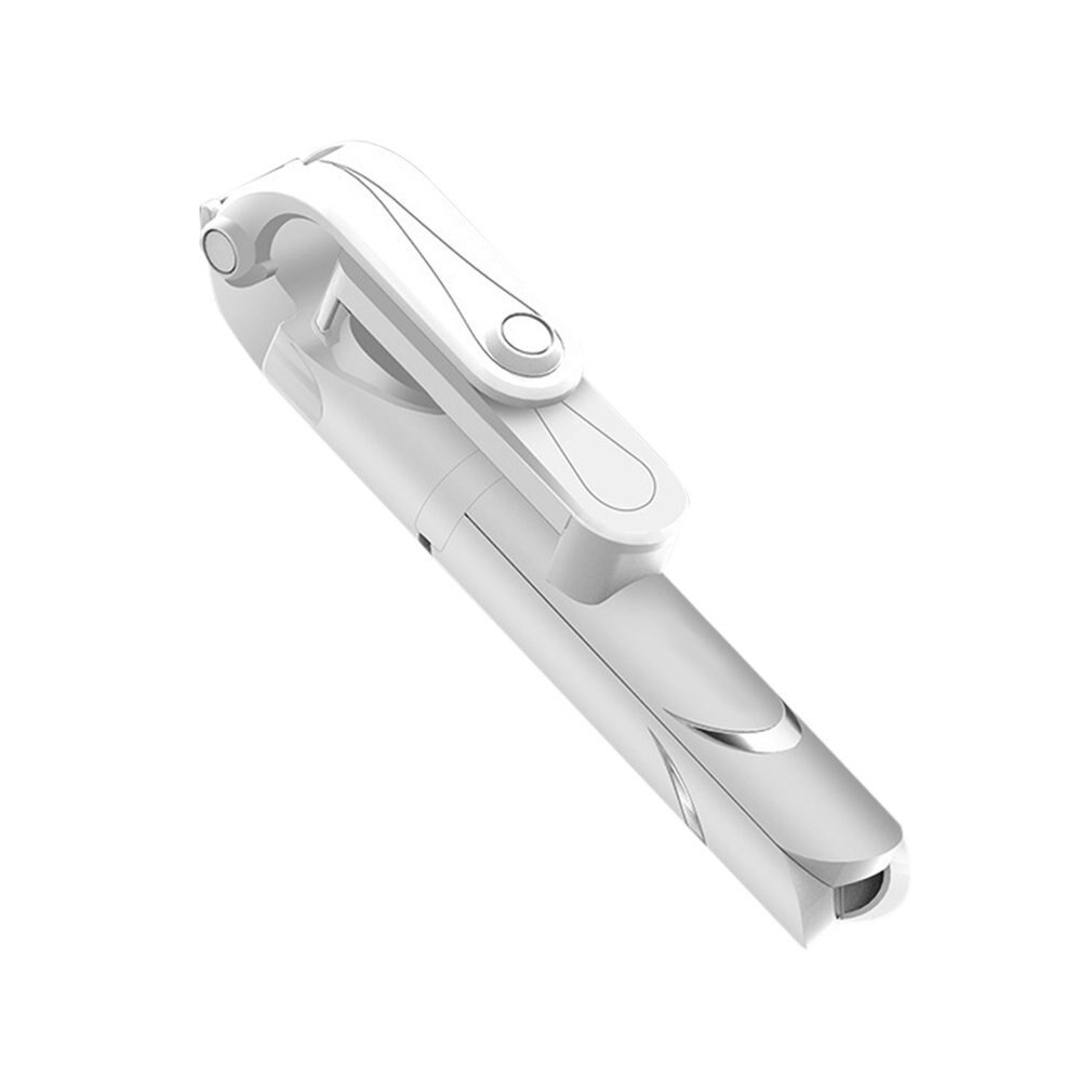 3 in 1 selfie-stick, ausziehbares einbeinstativ mit bluetooth-fernbedienung für smartphones: Weiß