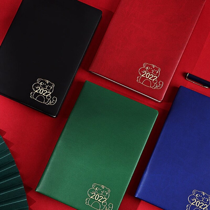 T8DB 2022 Daily Planner Appointment Diary with Hourly Timetable Ribbon Bookmark