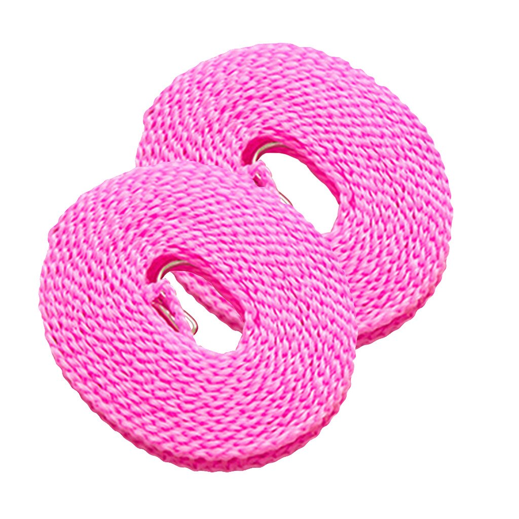 2PC 8m Non-slip Windproof Clotheslines Clothes Dryer Cloth Hanging Rope Windbreak Travel Outdoor Camping Clothesline drying rack