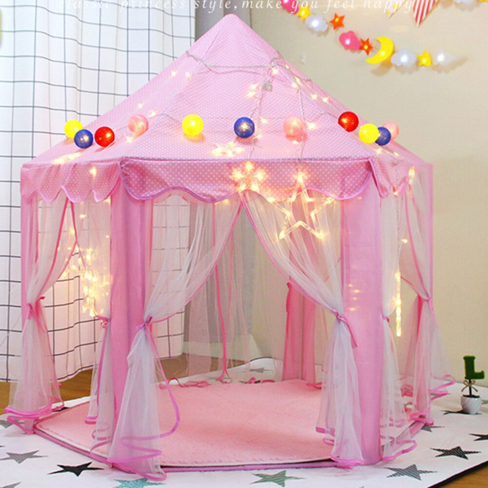 Baby Play House gioco tenda giocattoli Baby Princess Castle Kid's Ocean Ball Pit Pool tenda da gioco pieghevole pieghevole portatile tende Teepee