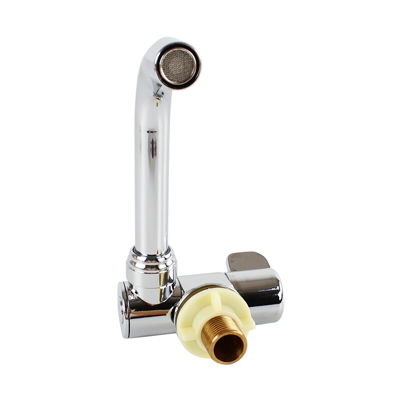 Accesorios para autocaravanas, grifo de lavabo de cobre con rotación de 360 °, cubierta fría para cocina, caravana plegable, baño, cubierta de barco marino