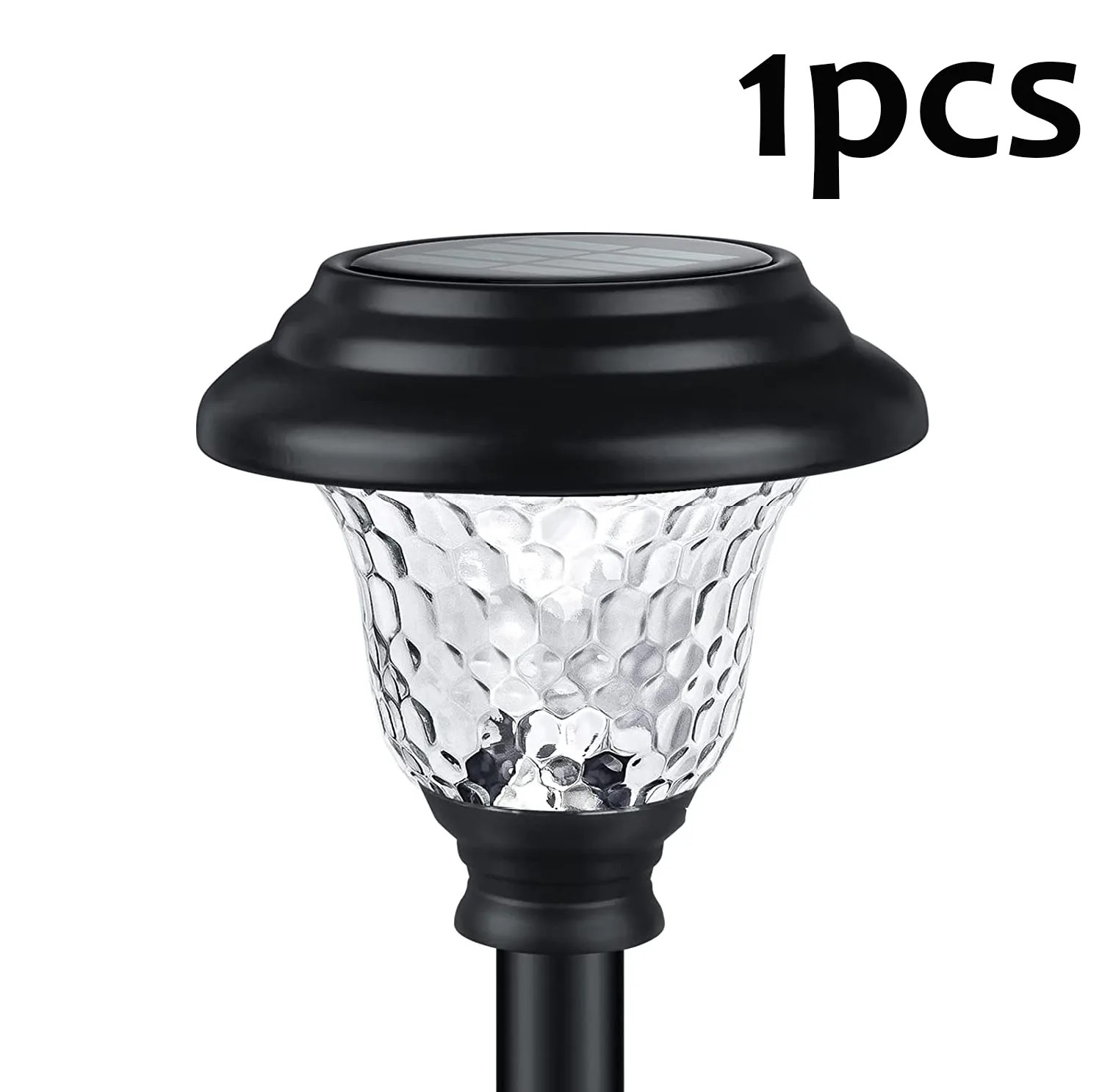 Solar Pathway Lights Outdoor Waterproof Garden Decor Lawn Lamp For Yard Walkway Patio Balcony: Blue