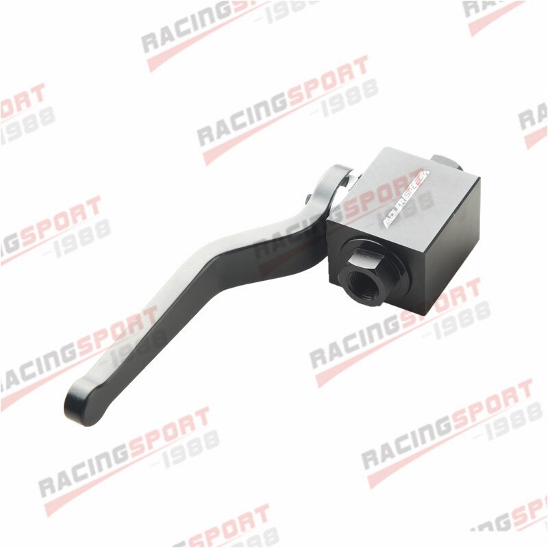 Brake Line Lock Shut Off Valve 1/8" NPT Billet Aluminium Valve BLACK