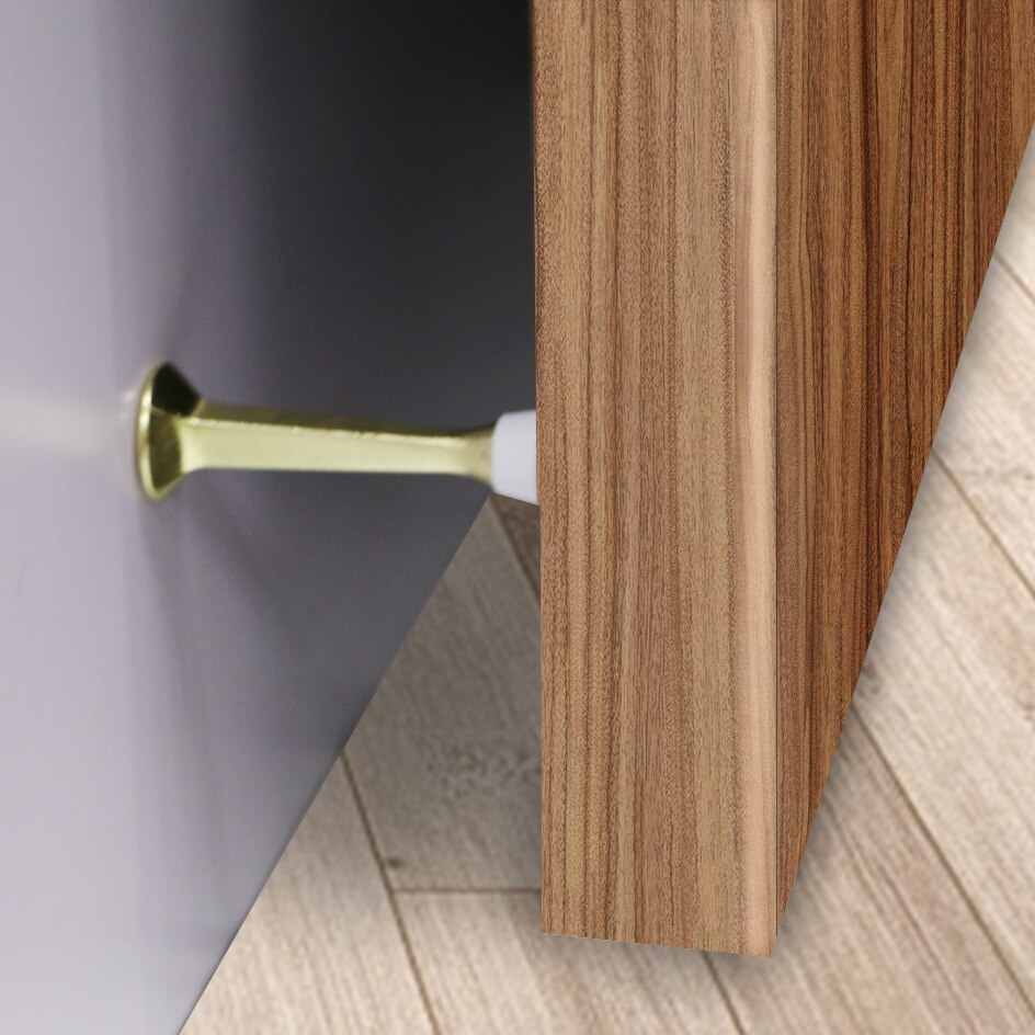 Deur Stop Stopper Bumper Wandmontage Protector Geluid Demping Zinklegering Deur Stopt