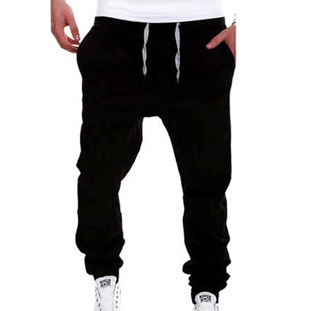 Mænd bukser joggingbukser slacks jogger sportwear baggy bukser