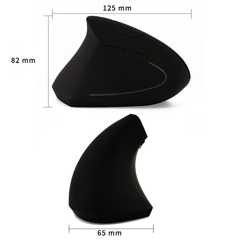 Left hand Right hand Ergonomic vertical mouse Vertical office mouse wireless mouse