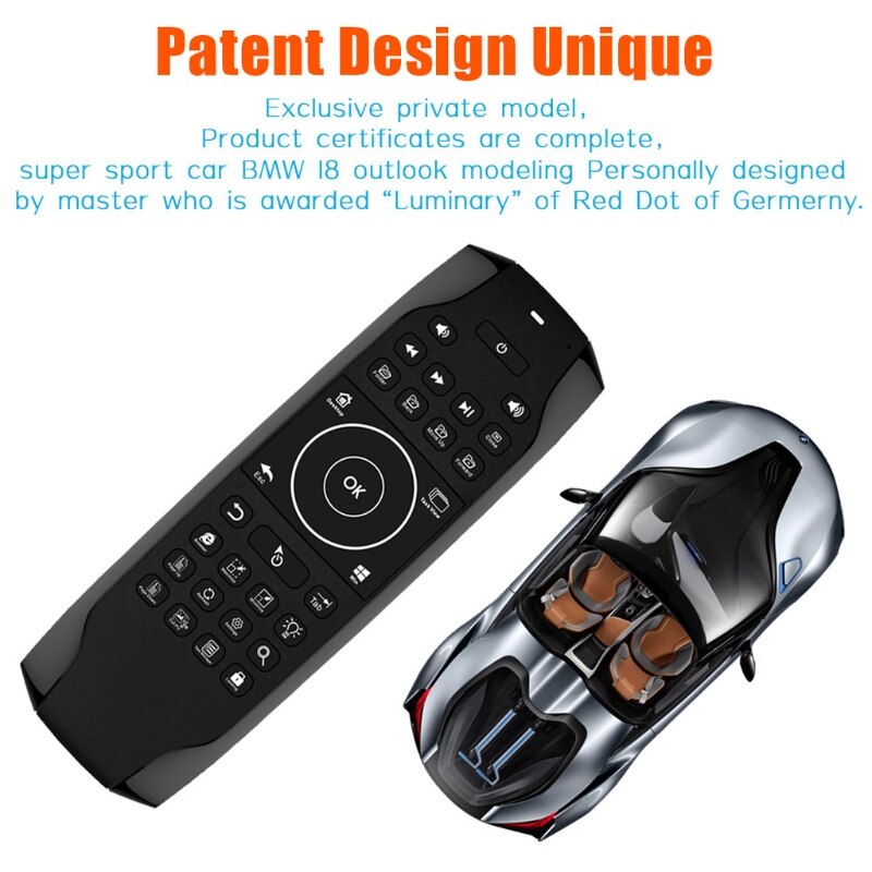 G7 Win10 Wireless Air Mouse Mini Keyboard Gyroscope 2.4G Remote Control IR Learning Fly Mouse keyboard For Windows 10 U1JE