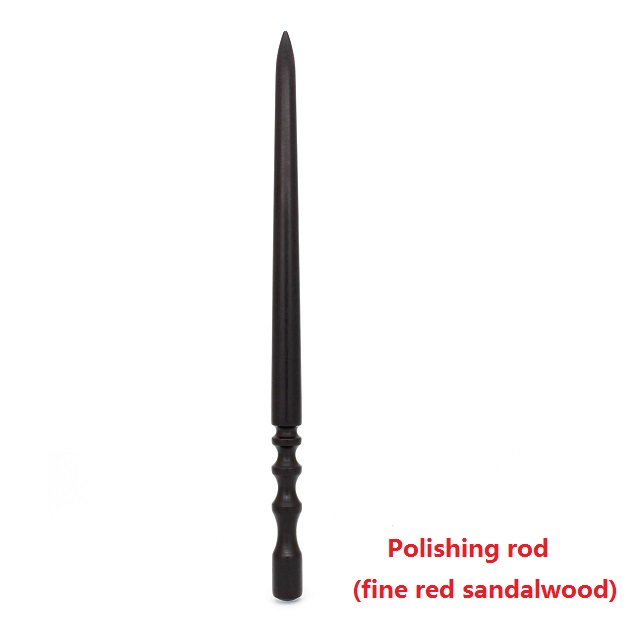 De cuero pulido impermeable herramienta Multi-Tamaño de madera maciza Leathercraft del borde pulidora para Borde de cuero de punta de herramienta pulidora: rod ( fine wood )