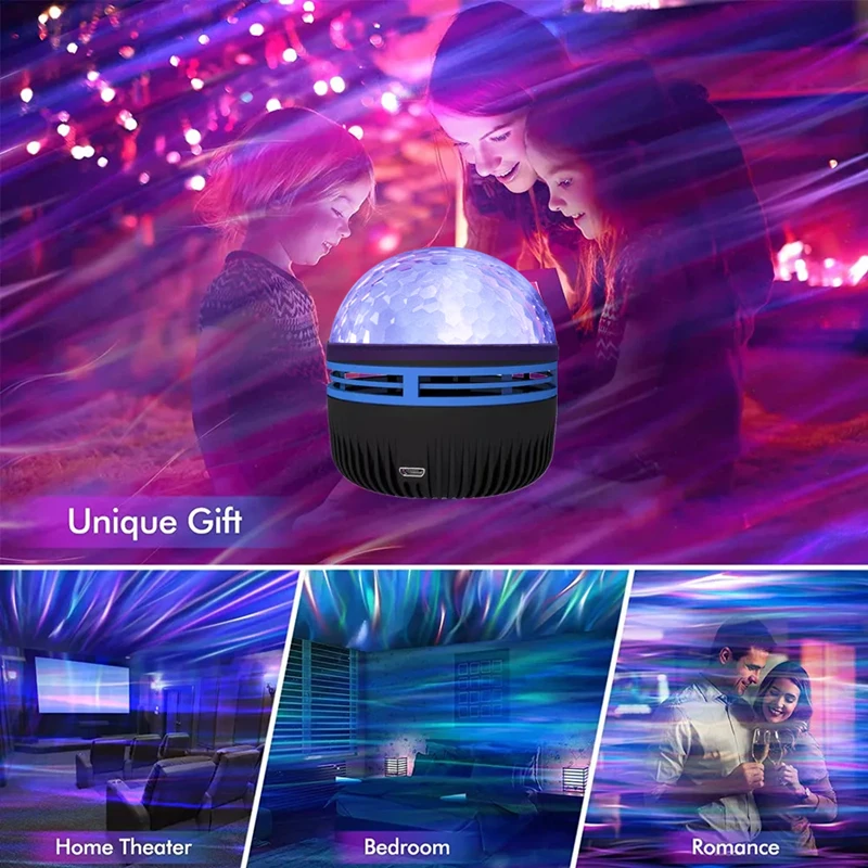 LED Strahler Stern Galaxis Projektor Lampe Bunte Rotierende Magische Kugel Schlafzimmer Atmosphäbetreffend Lampe Bar KTV Disko Party Bühne Licht