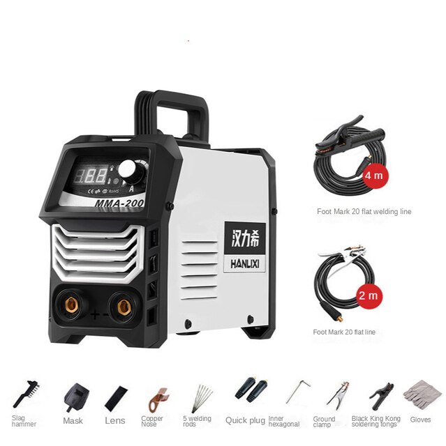 MMA-200 small portable welding machine 220V household copper welding machine: 3