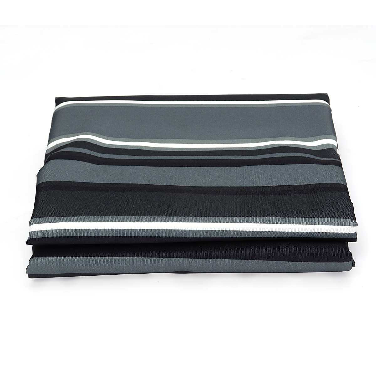 5*0.9m Deck Balcony Privacy Screen Sunshade Canopy Cover Garden Waterproof Cover Summer Fence Outdoor Awning Shelter Rope Kit: Black