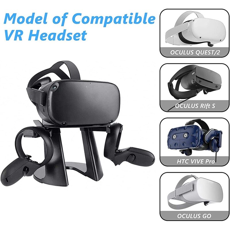 Vr Stand, Vr Headset Stand Virtual Reality Headset Controllers Houder Voor Htc Vive,Vive Pro, oculus Quest Vr Display Stand