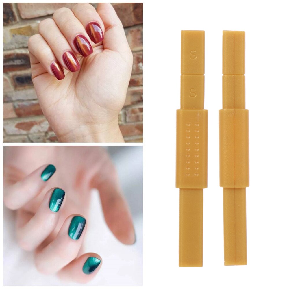 Guld farve magnet pen magnetisk stick cat eye gel polish uv led nail art manicure værktøj