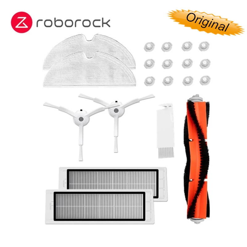 Lot De Coussinets Lavables Pour Roborock S7/T7S/T7S Plus - Nettoyage Serpillère, Gris Clair