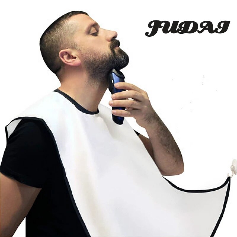 Waterproof Beard Shaving Bib Men Beard Trimming Apron Grooming Kit Beard Catcher Haircut Razor Shaver Bathroom Accessories