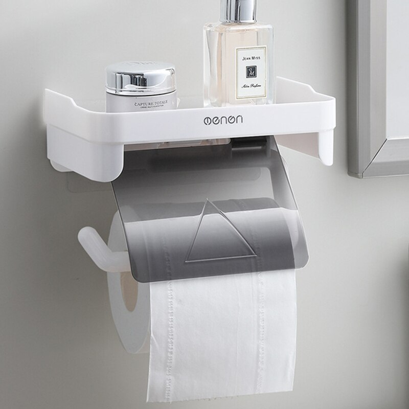 Wall-mounted Paper Roll Holder Toilet Multi-functi... – Grandado