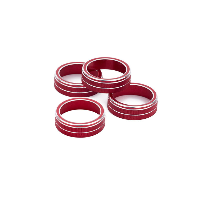Bouton de commande de climatisation rotatif pour VOLVO S60 V60 XC60 S60 V40, couvercle de commutateur de contrôle de chaleur: Red