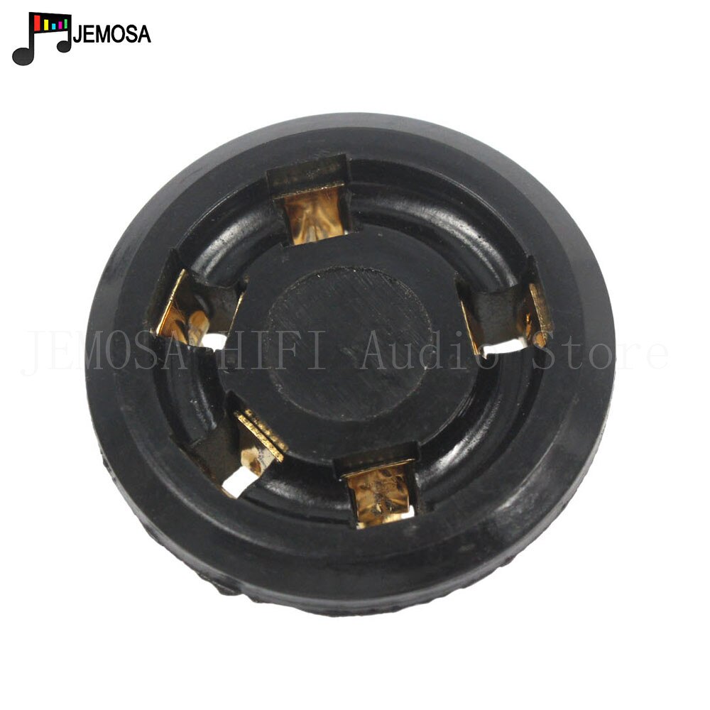 10 piezas 5 pines baquelita tubo hembra GZS5-2 chapado en oro para 807 FU7 FD422 24 37 45 tubo de vacío de Audio HIFI