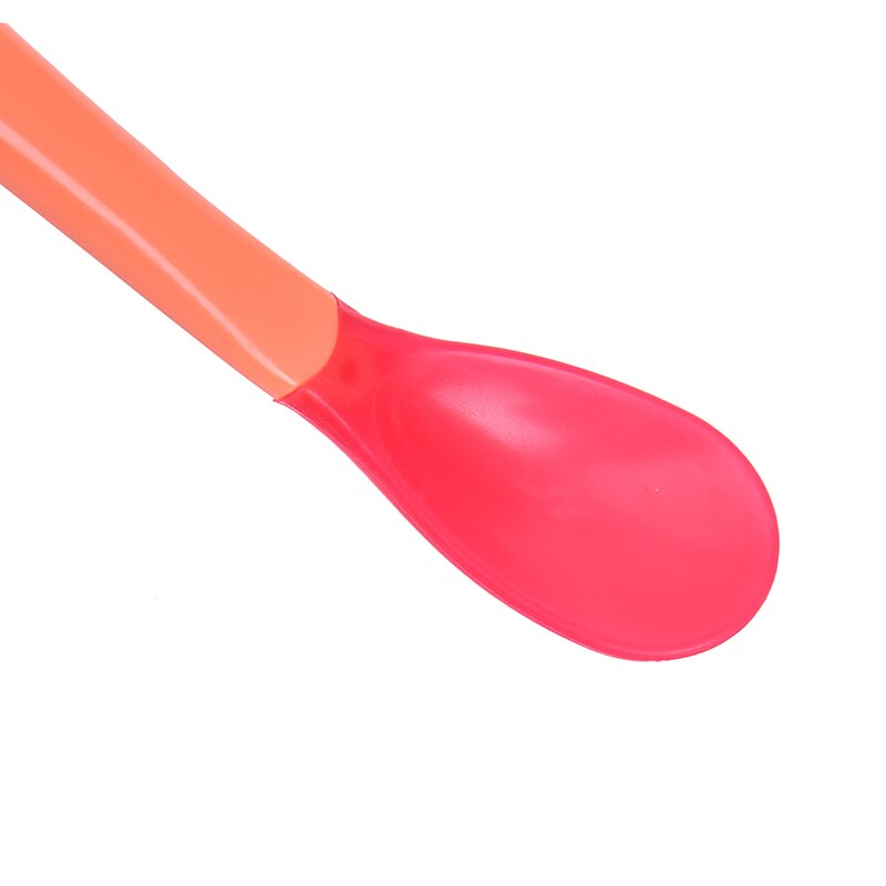 1pcs Baby Soup Spoon Safety Heat Sensitive Color Change Thermochromic Spoon