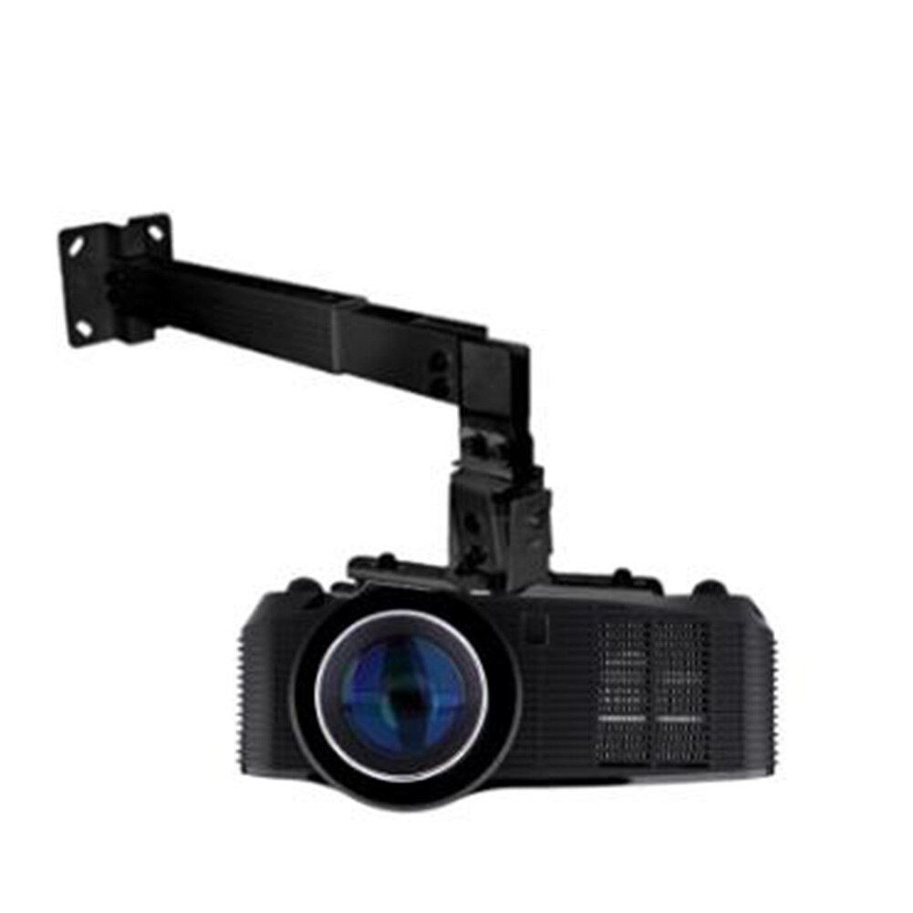 Extending Universal Wall Mounted Holder Retractable Projector Mount Adjustable Hanging Ceiling Bracket Black Swivel Stand
